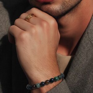 Men’s Gemstone Slider Bracelet